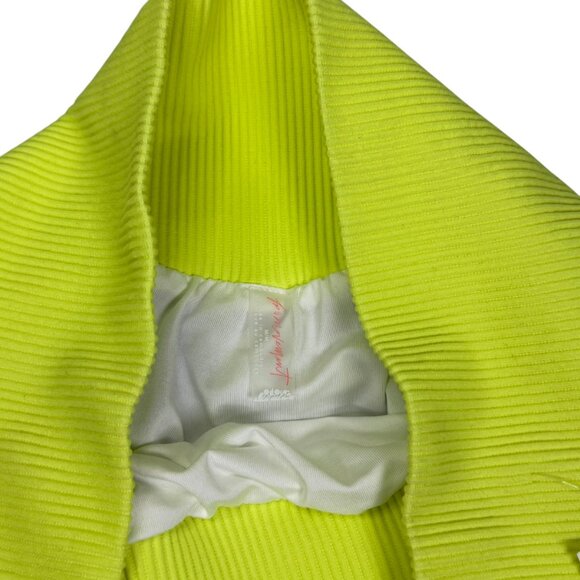 FP Movement by Free People High-Waist Print Active Shorts Size M NWT | Lime - Picture 6 of 6